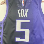 2024-25 Sacramento Kings De’Aaron Fox #5 Men’s Jersey