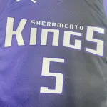 2024-25 Sacramento Kings De’Aaron Fox #5 Men’s Jersey