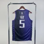 2024-25 Sacramento Kings De’Aaron Fox #5 Men’s Jersey