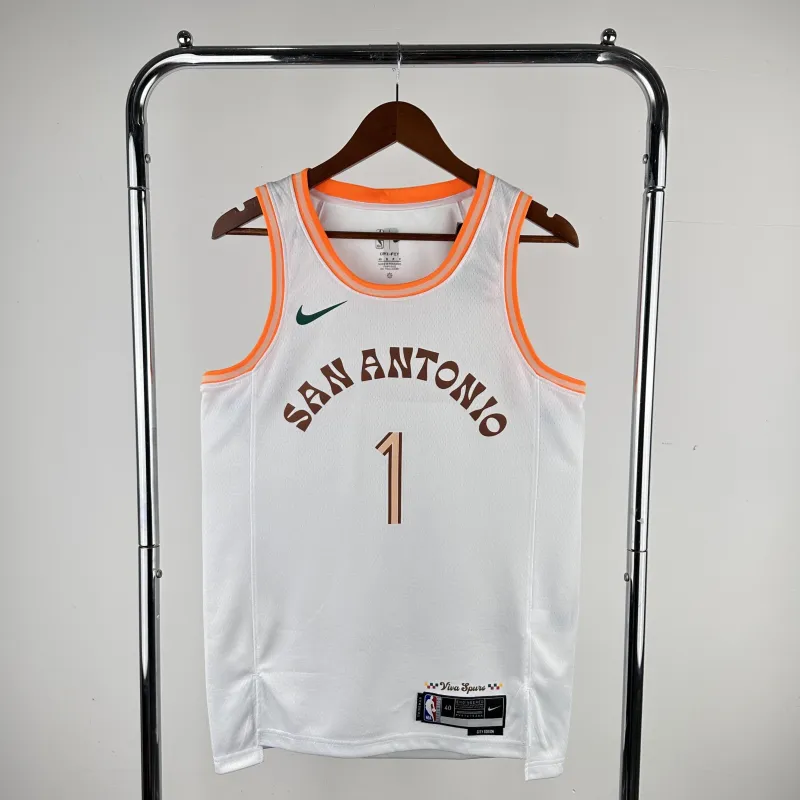 2024/25 San Antonio Spurs City Edition Victor Wembanyama #1 Jersey | NBA Swingman Jersey