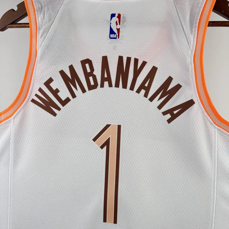 2024/25 San Antonio Spurs City Edition Victor Wembanyama #1 Jersey | NBA Swingman Jersey