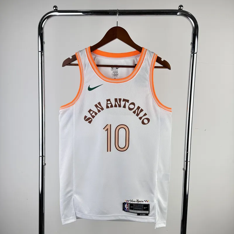 2024/25 San Antonio Spurs City Edition Jeremy Sochan #10 Trikot | NBA Swingman-Trikot