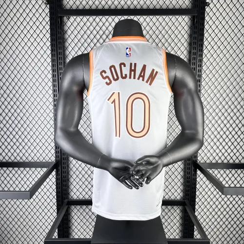 2024/25 San Antonio Spurs City Edition Jeremy Sochan #10 Jersey | NBA Swingman Jersey