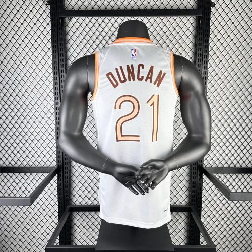 2024/25 San Antonio Spurs City Edition Tim Duncan #21 Jersey | NBA Swingman Jersey