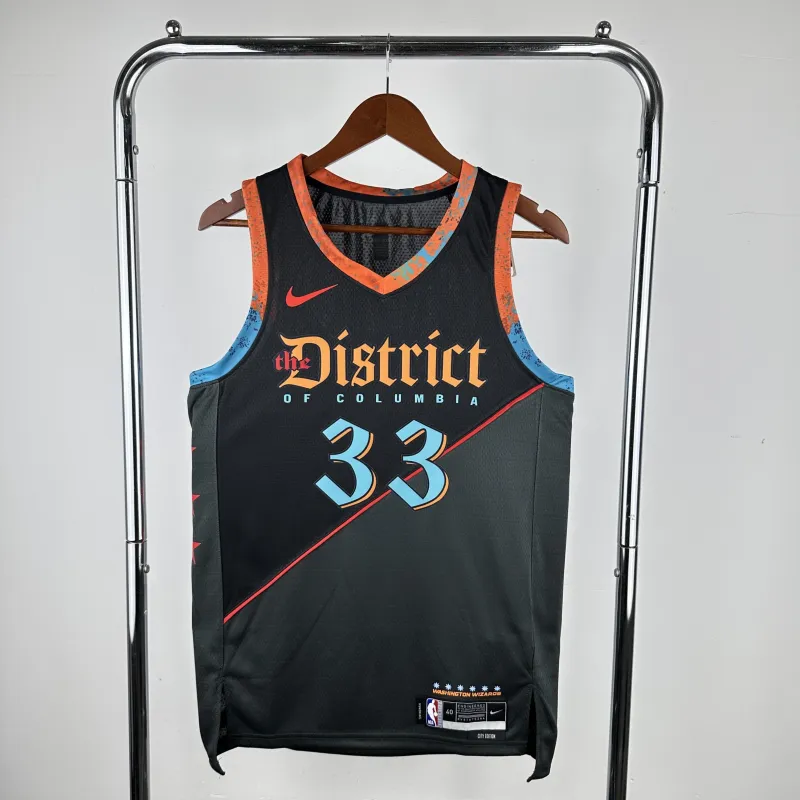 2024-25 Washington Wizards City Edition Kyle Kuzma #33 Herren Trikot