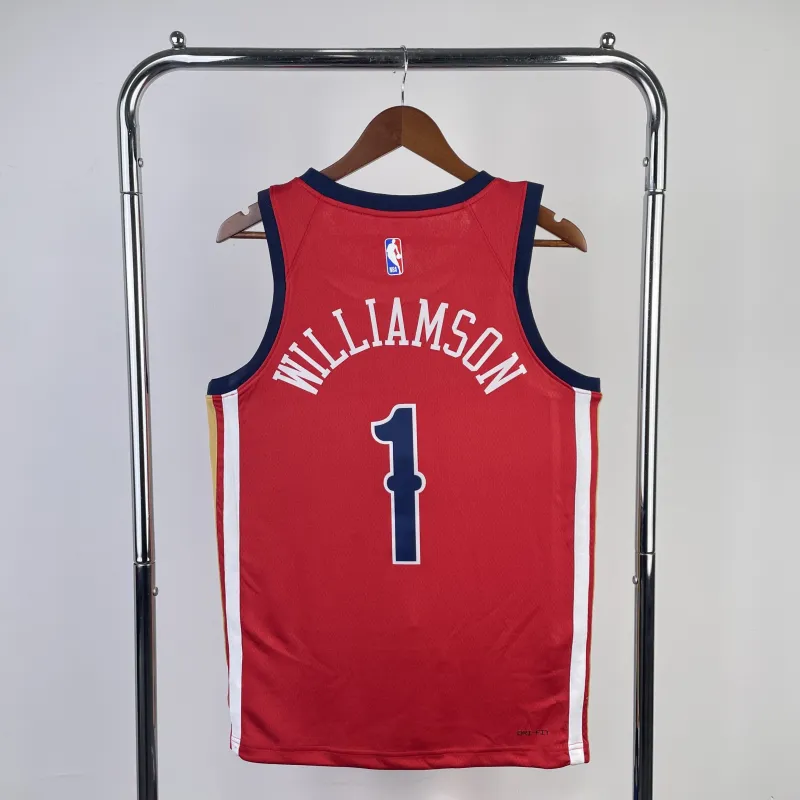 2024-25 New Orleans Pelicans Zion Williamson #1 Men’s Jersey