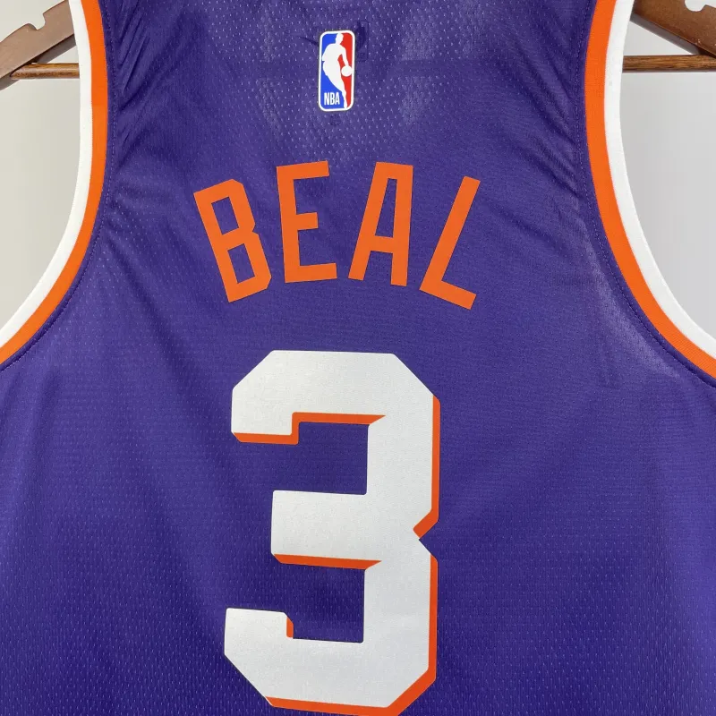 2024/25 Phoenix Suns Away Purple Bradley Beal #3 Men’s Jersey