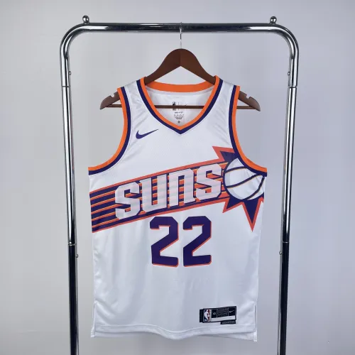 2024/25 Maglia Phoenix Suns Home White Deandre Ayton #22 Uomo