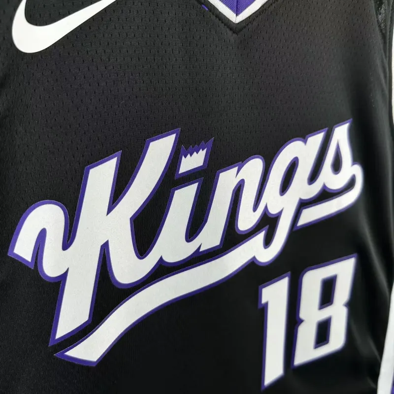 2024-25 Sacramento Kings Black Russell Westbrook #18 Men’s Jersey
