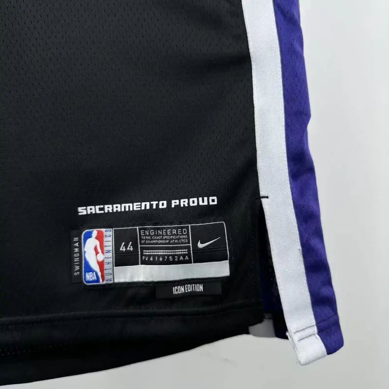 2024-25 Sacramento Kings Black Russell Westbrook #18 Men’s Jersey
