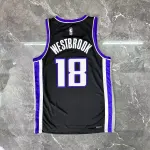 2024-25 Sacramento Kings Black Russell Westbrook #18 Men’s Jersey