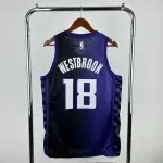 2024-25 Sacramento Kings Russell Westbrook #18 Men’s Jersey