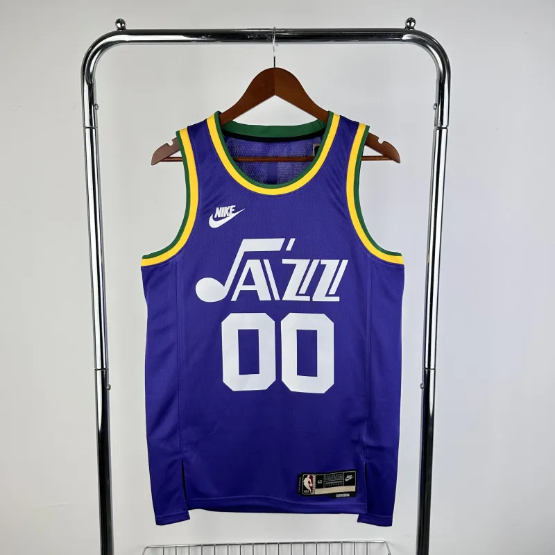 2024/25 Utah Jazz Retro Jordan Clarkson #00 Heren Jersey