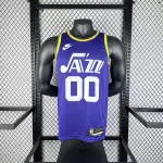 2024/25 Utah Jazz Retro Jordan Clarkson #00 Heren Jersey