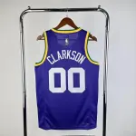 2024/25 Utah Jazz Retro Jordan Clarkson #00 Heren Jersey