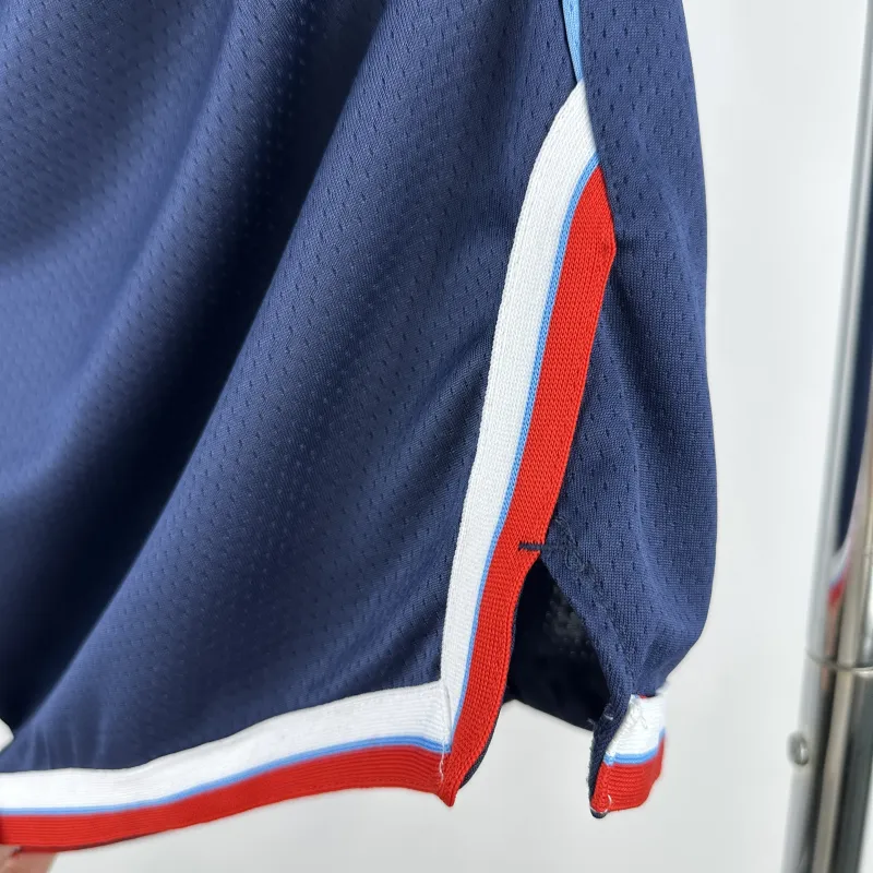 Calções de homem azuis 2025/26 dos LA Clippers