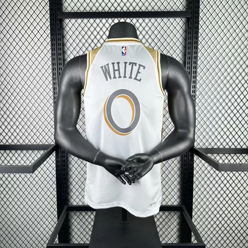 2025/26 Chicago Bulls City Edition Coby White #0 Men’s Jersey