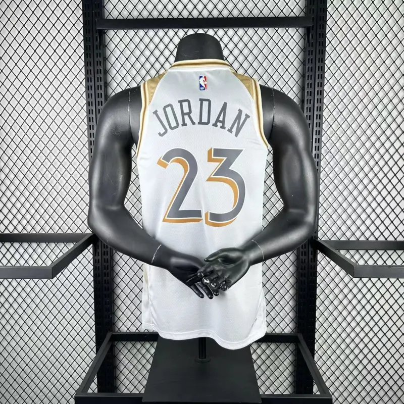 Maglia da uomo Michael Jordan #23, edizione City Edition dei Chicago Bulls, stagione 2025/26