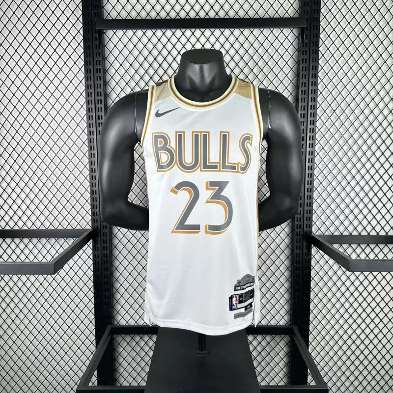 Maglia da uomo Michael Jordan #23, edizione City Edition dei Chicago Bulls, stagione 2025/26