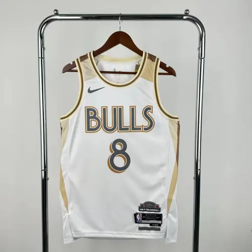 2025/26 Chicago Bulls City Edition Zach LaVine #8 Camisola para homem