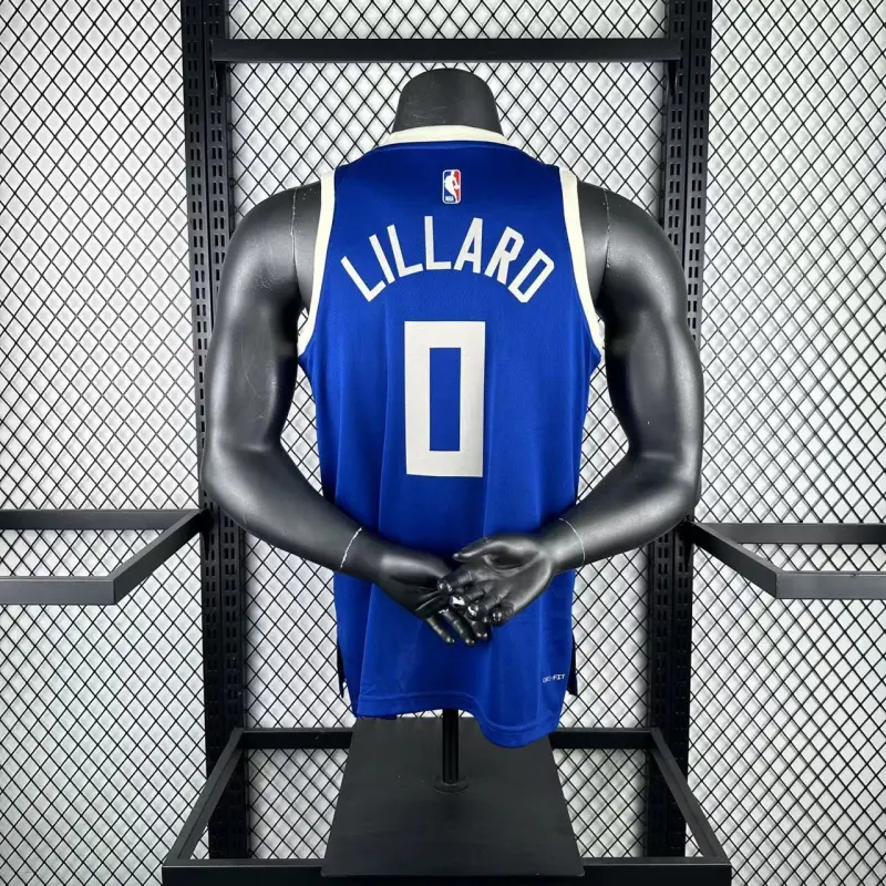 2025/26 Milwaukee Bucks City Edition Damian Lillard #0 Men’s Jersey