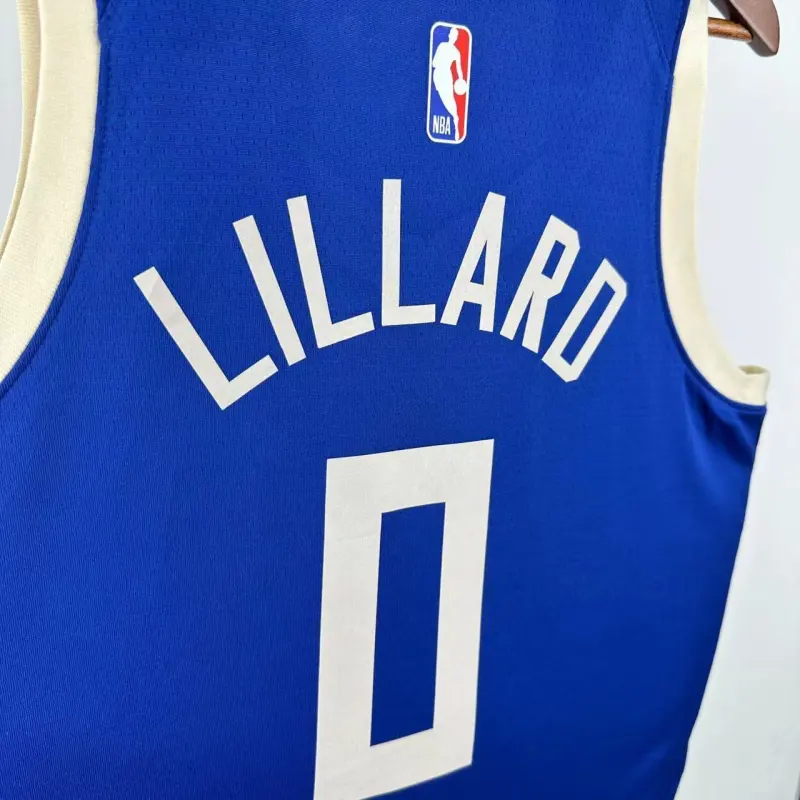 2025/26 Milwaukee Bucks City Edition Damian Lillard #0 Men’s Jersey
