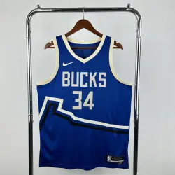 2025/26 Milwaukee Bucks City Edition Giannis Antetokounmpo #34 Men's Jersey - product photo 2025/26 Milwaukee Bucks City Edition Giannis Antetokounmpo #34 Men's Jersey product image