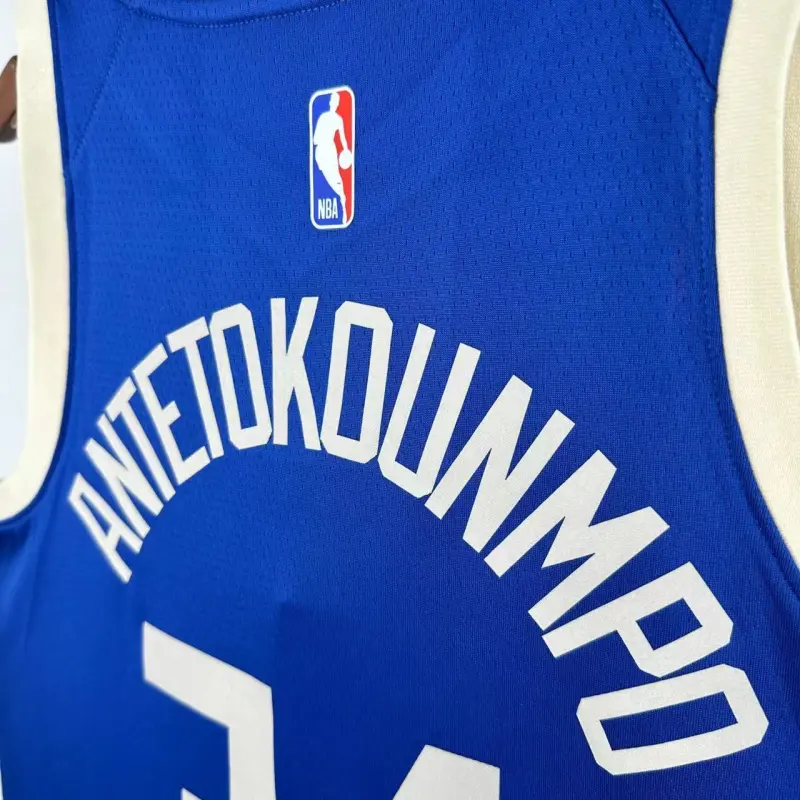 2025/26 Milwaukee Bucks City Edition Giannis Antetokounmpo #34 Men’s Jersey