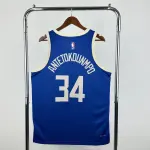 2025/26 Milwaukee Bucks City Edition Giannis Antetokounmpo #34 Men’s Jersey
