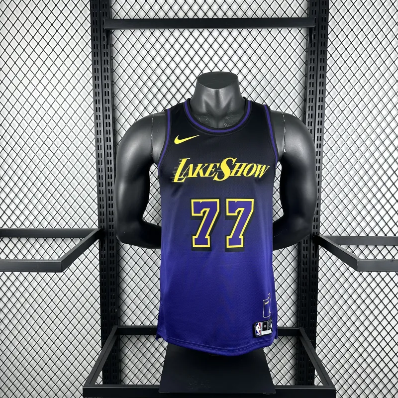 2025/26 Los Angeles Lakers City Edition Luka Doncic #77 Heren Jersey