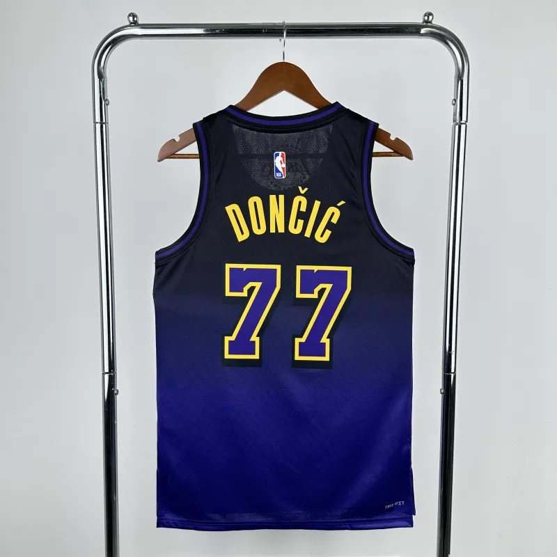 2025/26 Los Angeles Lakers City Edition Luka Doncic #77 Heren Jersey