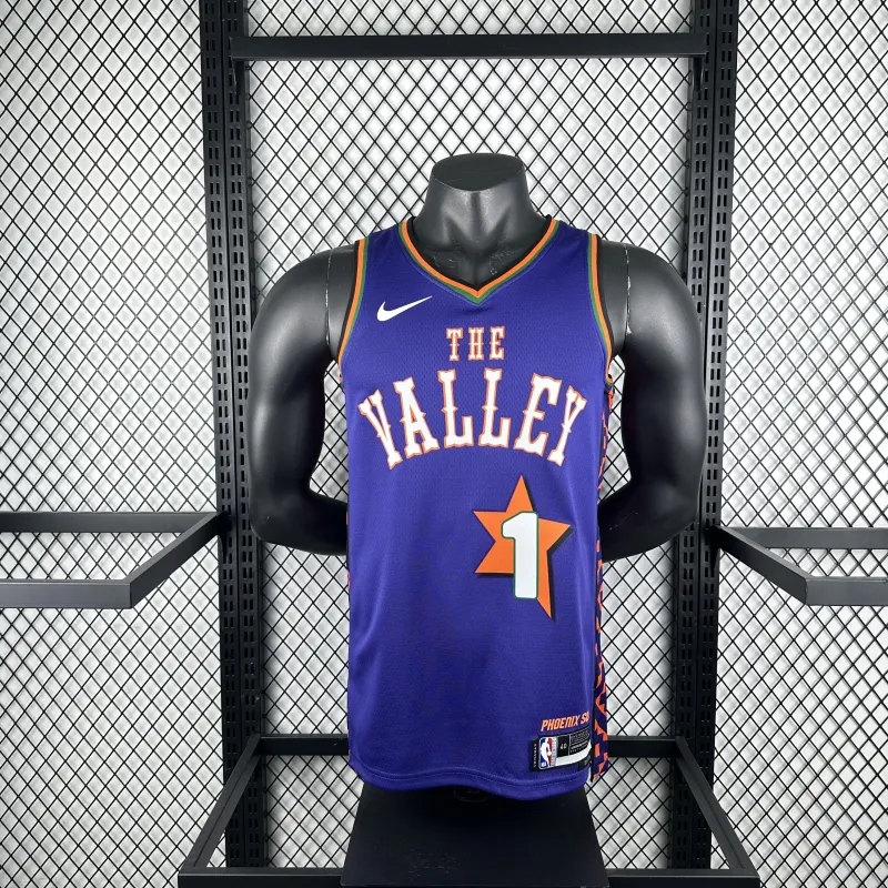 2025/26 Phoenix Suns City Edition Devin Booker #1 Uomo