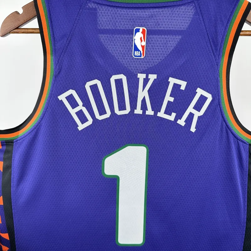 2025/26 Phoenix Suns City Edition Devin Booker #1 Uomo