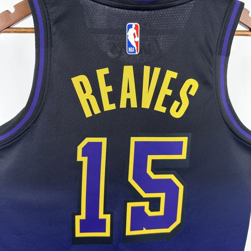 2025/26 Los Angeles Lakers Stadt Edition Austin Reaves #15 Herren Trikot