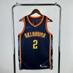 2025-26 Oklahoma City Thunder City Edition Shai Gilgeous-Alexander #2 Men's Jersey - product photo 2025-26 Oklahoma City Thunder City Edition Shai Gilgeous-Alexander #2 Men's Jersey product image