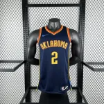 2025-26 Oklahoma City Thunder City Edition Shai Gilgeous-Alexander #2 Men’s Jersey