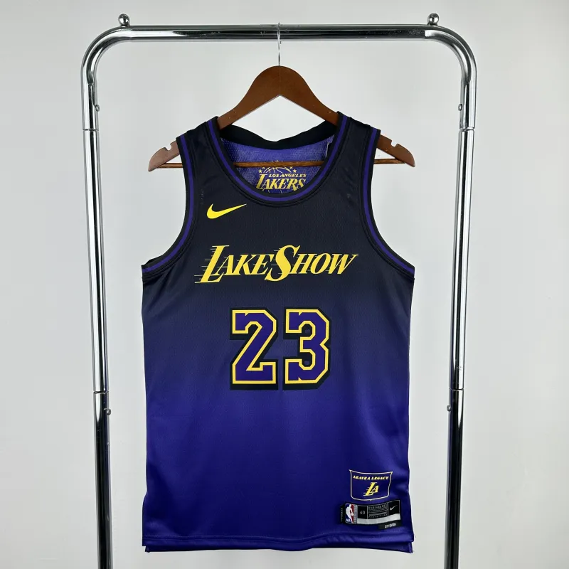 Maglia da uomo Los Angeles Lakers City Edition LeBron James #23 stagione 2025/26