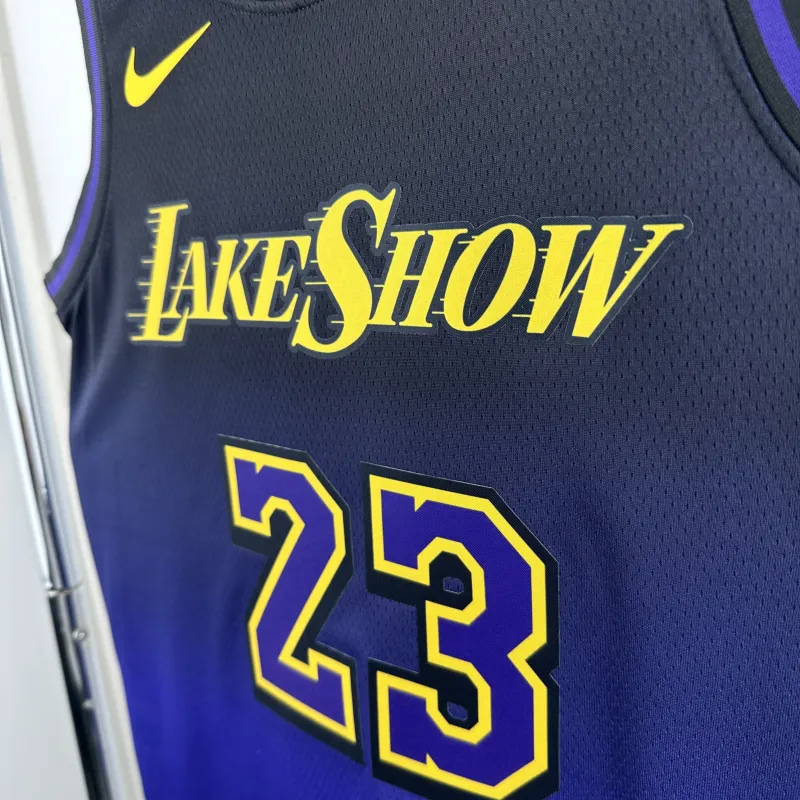 Maglia da uomo Los Angeles Lakers City Edition LeBron James #23 stagione 2025/26