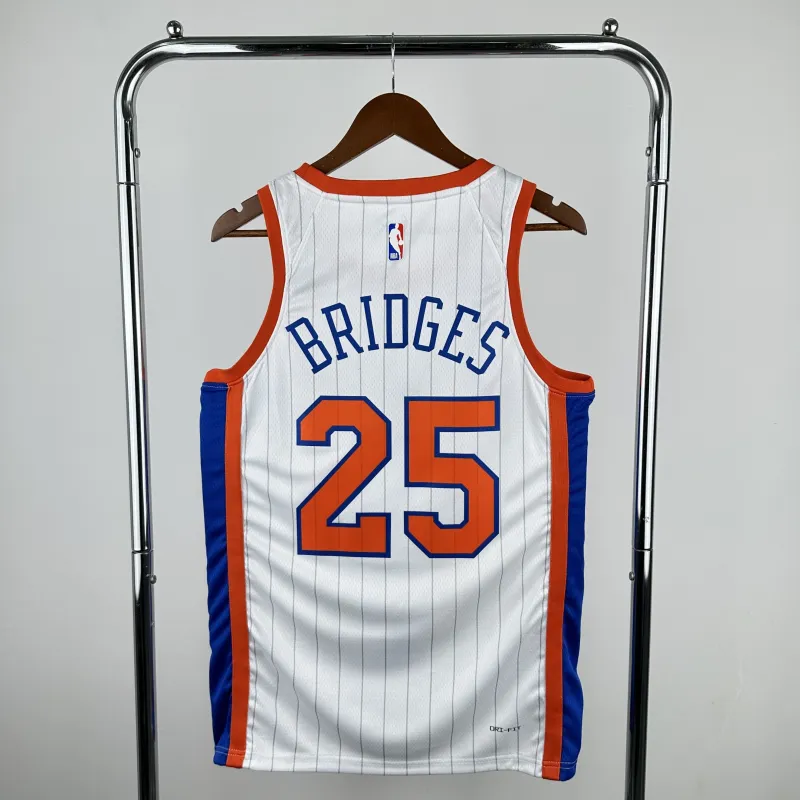 2025/26 New York Knicks City Edition Mikal Bridges #25 Jersey | NBA Swingman Jersey