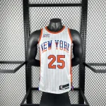 2025/26 New York Knicks City Edition Mikal Bridges #25 Jersey | NBA Swingman Jersey