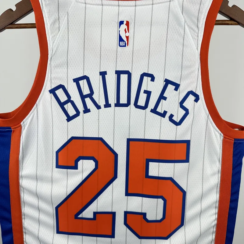 2025/26 New York Knicks City Edition Mikal Bridges #25 Jersey | NBA Swingman Jersey