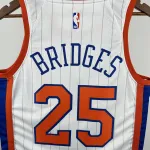 2025/26 New York Knicks City Edition Mikal Bridges #25 Jersey | NBA Swingman Jersey