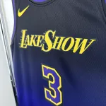 2025/26 Los Angeles Lakers City Edition Anthony Davis #3 Men’s Jersey