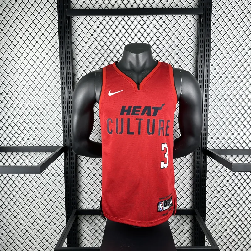 2025/26 Miami Heat City Edition Dwyane Wade #3 Camiseta de hombre