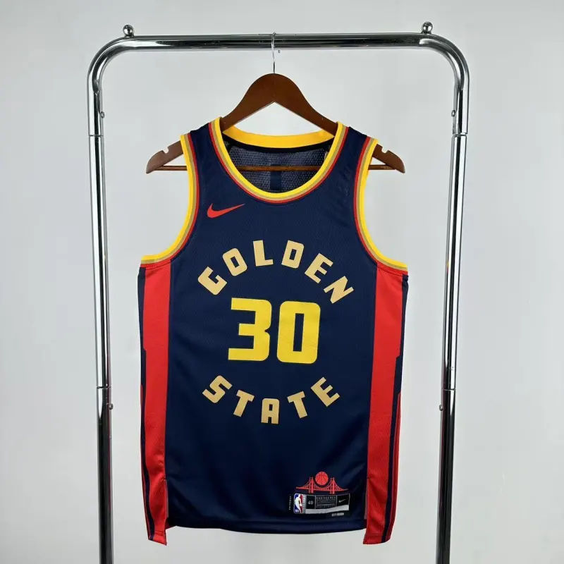 2025/26 Golden State Warriors City Edition Stephen Curry #30 Camisola para homem