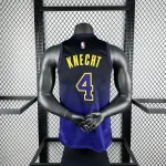 2025/26 Los Angeles Lakers City Edition Dalton Knecht #4 Men’s Jersey