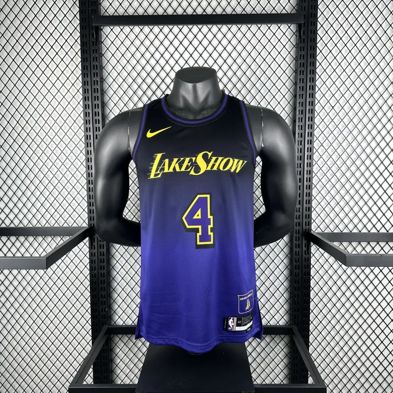 2025/26 Los Angeles Lakers City Edition Dalton Knecht #4 Men’s Jersey