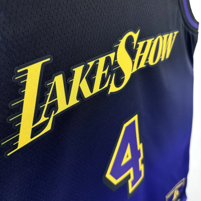 2025/26 Los Angeles Lakers City Edition Dalton Knecht #4 Men’s Jersey