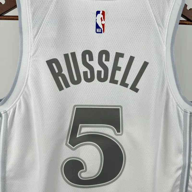 2025/26 Dallas Mavericks City Edition D’Angelo Russell #5 Men’s Jersey