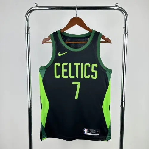 2025/26 Boston Celtics City Edition Jaylen Brown #7 Maillot Hommes